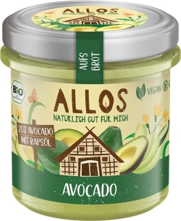 AVOKÁDOVÁ PASTA BEZLEPKOVÁ BIO 140g - ALLOS