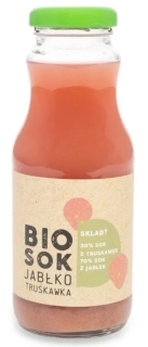 JABLKOVO JAHODOVÁ ŠŤAVA NFC BIO 250ml - OWOCOWE SMAKI