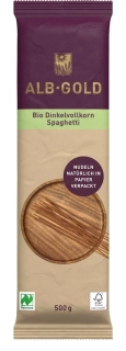 CELOZRNNÉ ŠPALDOVE ŠPAGETY 500g - ALB-GOLD
