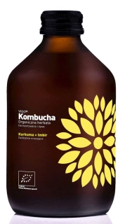 KOMBUCHA S KURKUMOU A ZÁZVOROM BEZLEPKOVÁ BIO 330ml - VIGO